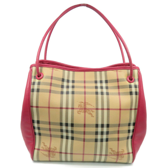 Burberry Handbags - 💎✨Authentic✨💎 Burberry Shoulder Bag PVC Coating Canvas Red